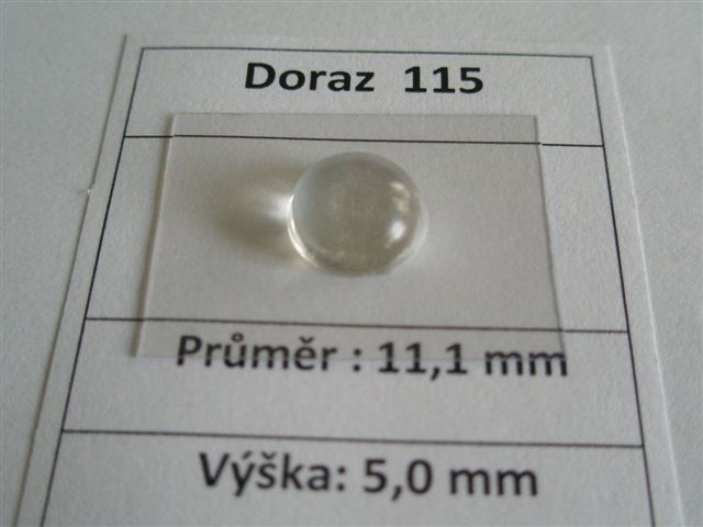 Rozměry dorazu 115